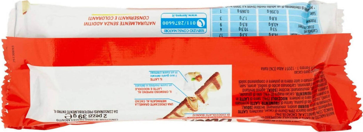 Kinder Bueno White 30x Snack Kinder Bueno White 43 Gr Confezione Da 30 Pz Alimentari e cura della casa/Cereali e muesli/Cereali e barrette snack/Barrette ai cereali Franco Pausa Caffè - Albano Laziale, Commerciovirtuoso.it