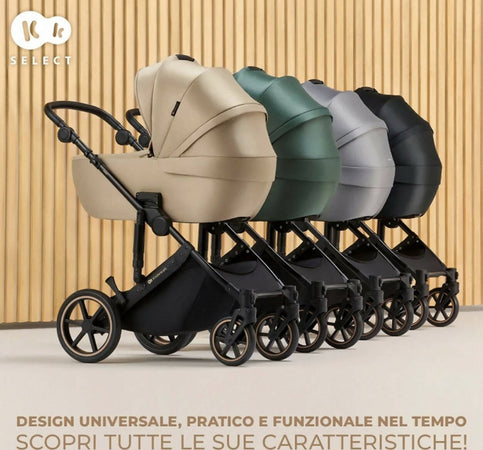 Kinderkraft Passeggino Duo PRIME 2 TRIO 3in1 Con Prime 2 borsa, fasciatoio, adattatori, coprigambe, telo antipioggia, zanzariera, materassino da navicella Prima infanzia/Passeggini carrozzine e accessori/Passeggini e carrozzine/Sistemi modulari Mondo Bimbo - Bagnara Calabra, Commerciovirtuoso.it