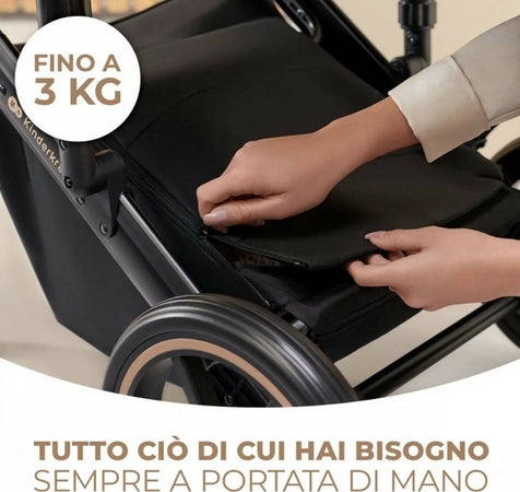 Kinderkraft Passeggino Duo PRIME 2 TRIO 3in1 Con Prime 2 borsa, fasciatoio, adattatori, coprigambe, telo antipioggia, zanzariera, materassino da navicella Prima infanzia/Passeggini carrozzine e accessori/Passeggini e carrozzine/Sistemi modulari Mondo Bimbo - Bagnara Calabra, Commerciovirtuoso.it