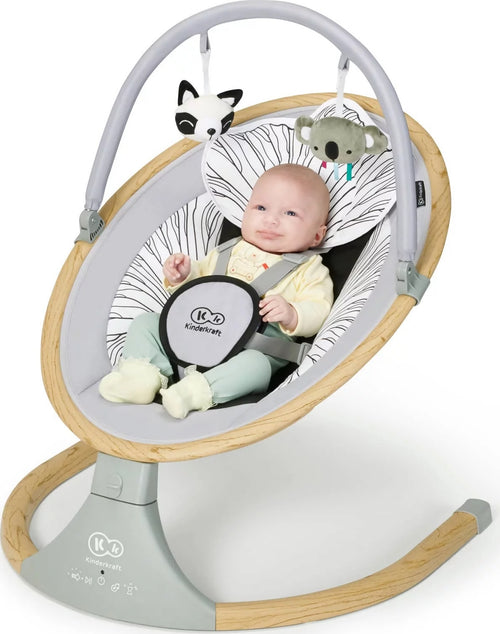 Kinderkraft Sdraietta Lumi Altalena Dondolino Neonati Ispirata Al Naturale Movimento A Dondolio Prima infanzia/Attività e intrattenimento/Sdraiette e dondolini Mondo Bimbo - Bagnara Calabra, Commerciovirtuoso.it