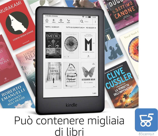 Kindle 6" Touch Display 167 PPI 6 Pollici 8 GB WiFi con Luce Frontale Regolabile - Confezione rovinata