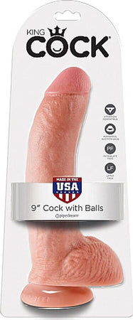 King Cock dildo Realistico Fallo con Ventosa e Testicoli 21 9 Inch Cock color carne Salute e cura della persona/Erotismo e contraccezione/Sex toys/Dildo/Dildo realistici Kondorama - Martinsicuro, Commerciovirtuoso.it