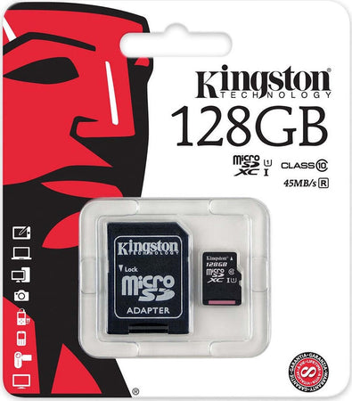 Kingston Micro Sd 128gb Microsd Classe 10 Sdhc Scheda Di Memoria Card Smartphone Informatica e Videogiochi > Archiviazione Dati > Schede Memoria SD Trade Shop italia - Napoli, Commerciovirtuoso.it