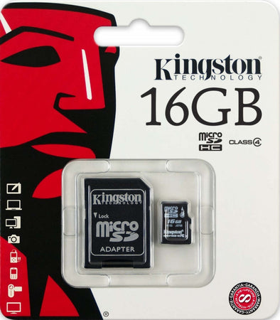 KINGSTON MICRO SD 16 GB MICROSD CLASSE 4 SDHC SCHEDA DI MEMORIA CARD SMARTPHONE  Trade Shop italia - Napoli, Commerciovirtuoso.it