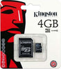 KINGSTON MICRO SD 4 GB MICROSD CLASSE 4 SDHC SCHEDA DI MEMORIA CARD SMARTPHONE  Trade Shop italia - Napoli, Commerciovirtuoso.it