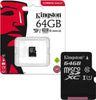 Kingston Micro Sd 64 Gb Classe 10 Microsd 80 Mb/s Canvas Scheda Memoria 64gb Elettronica/Cellulari e accessori/Accessori/Schede microSD Trade Shop italia - Napoli, Commerciovirtuoso.it