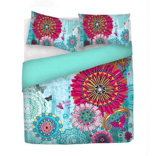 Kiosa Parure Copripiumino Matrimoniale in Cotone kio655 B66 - Passarelli Biancheria