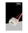 Kit 10 Pezzi Connettore Alimentazione Per Striscia Strip Led 2 Pin 8 Mm Cn8mm-cv