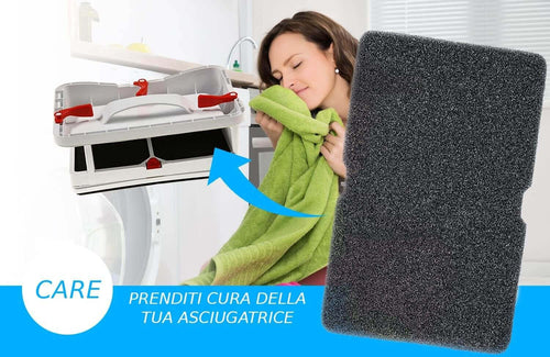 Kit 10 Pezzi Filtro Spugna Evaporatore a Magliatura Larga, Compatibile con Asciugatrice Beko Smeg