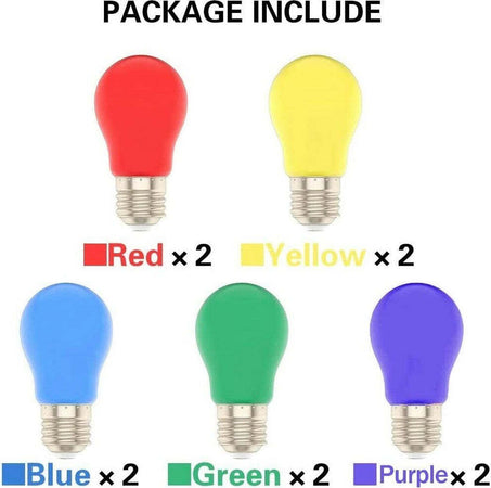 Kit 10 Pezzi Lampadina Led Abs Acrilico 220 Lm Luce Calda Colorata Filamento E27 Illuminazione/Lampadine/Lampadine a LED Trade Shop italia - Napoli, Commerciovirtuoso.it