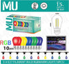 Kit 10 Pezzi Lampadina Led Abs Acrilico 220 Lm Luce Calda Colorata Filamento E27 Illuminazione/Lampadine/Lampadine a LED Trade Shop italia - Napoli, Commerciovirtuoso.it