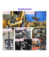 Kit 10 Pezzi Separatore Dislocatore Estrattore Cuscinetti 75-105 Mm
