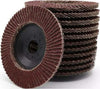 Kit-10-Pz-Disco-Abrasivo-Lamellare-Per-Smerigliatrice-125-Mm-Grana-40
