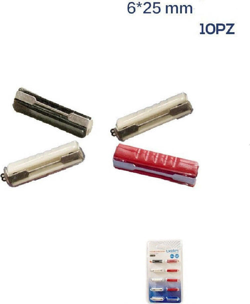 Kit 10 Pz Fusibili Bilama Auto Moto Scooter 6x25mm 5a/8a/16a/20a/25a/30a Xc-1316 Auto e Moto/Parti per auto/Fusibili/Fusibili piatti Trade Shop italia - Napoli, Commerciovirtuoso.it