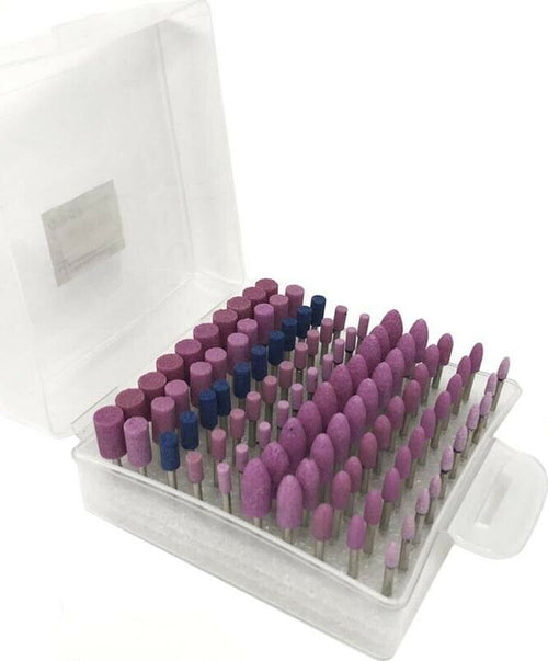Kit-100-Accessori-Per-Minitrapano-Testine-Abrasive-In-Pietra-Gambo-3-Mm-Gloriashoponline