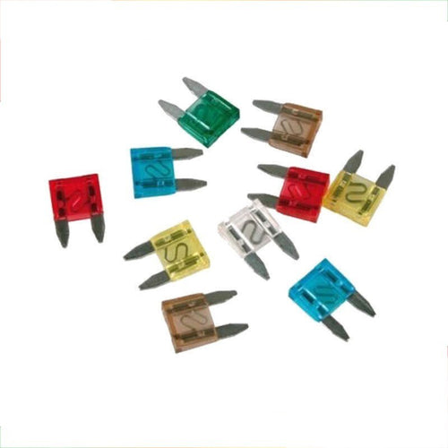KIT 100 FUSIBILI MINI LAMELLARI ASSORTITI MINI FUSIBILI AUTO CAMPER BARCA IN BOX Auto e Moto/Parti per auto/Fusibili/Fusibili piatti Trade Shop italia - Napoli, Commerciovirtuoso.it