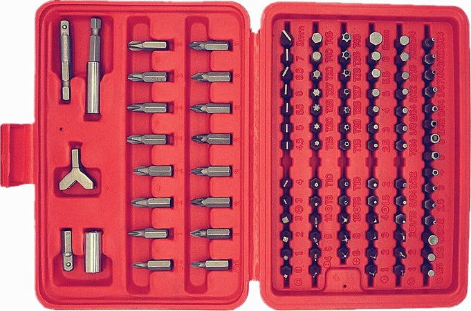 KIT 100 INSERTI PER CACCIAVITE AVVITATORE A BATTERIA IN VALIGETTA Fai da te/Utensili elettrici e a mano/Utensili a mano/Cacciaviti/Set cacciaviti Trade Shop italia - Napoli, Commerciovirtuoso.it
