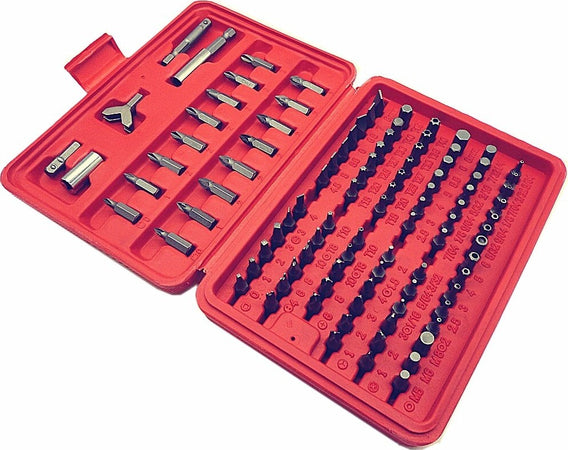 KIT 100 INSERTI PER CACCIAVITE AVVITATORE A BATTERIA IN VALIGETTA Fai da te/Utensili elettrici e a mano/Utensili a mano/Cacciaviti/Set cacciaviti Trade Shop italia - Napoli, Commerciovirtuoso.it