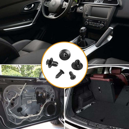 Set di 100 clip di fissaggio per auto, 10 tipologie di Set di 100 clip di fissaggio per auto, 10 tipologie di