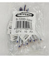 Kit 10pz Connettore Alimentazione Flessibile Strip Led 220v 8mm 3535 S-120d-220v