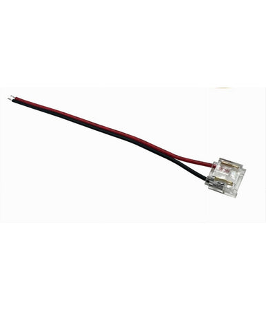 Kit 10pz Connettore Alimentazione Striscia Strip Led Monocolore 2pin 10mm Cn10-cv