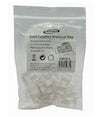 Kit 10pz Connettore Trasparente Angolare Per Strip Led Monocolore 2pin 10mm Cn10-l