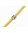 Kit 10pz Connettore Trasparente Lineare Striscia Led Monocolore 2pin 10mm Cn10-d