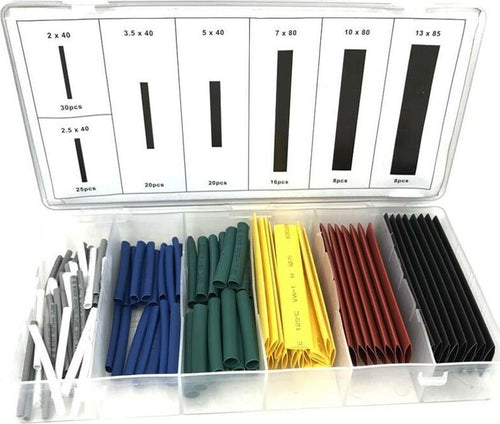 Kit-127-Guaine-Termorestringenti-Termoretraibili-Guaina-Per-Cavo-Elettrico-Tools