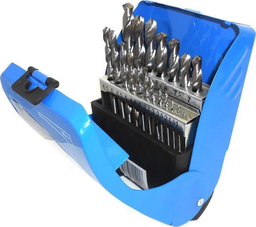 Kit-19-Punte-Trapano-In-Metallo-Lega-Hss-Punta-Da-1-A-10-Mm-Fresa-Frese-Forare-Tools