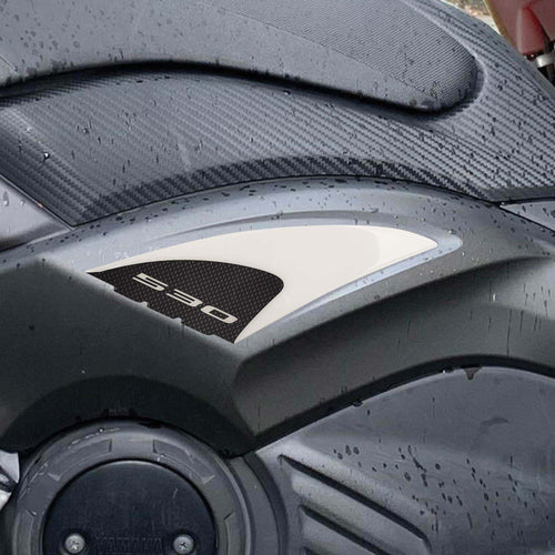 Kit-2-ADESIVI-in-RESINA-TMAX-530-Stickers-3D-PROTEZIONE-GRAFFI-YAMAHA-2012-2016