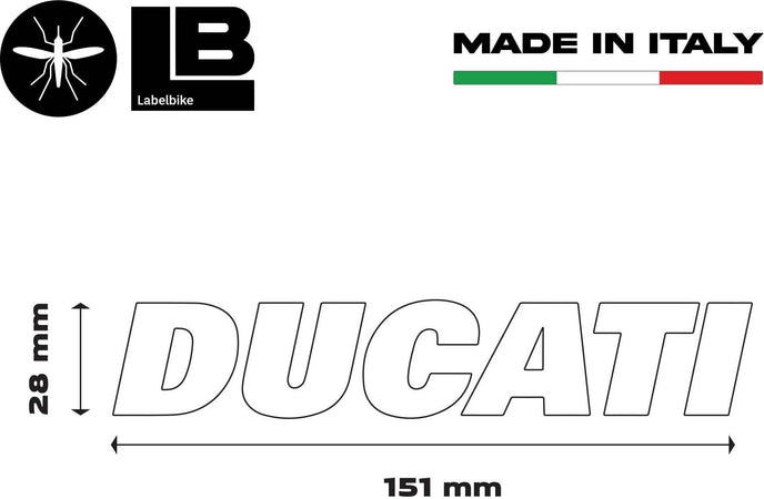 Kit-2-ADESIVI-per-SERBATOIO-MOTO-Scritta-DUCATI-Adesivo-ARGENTO-STICKERS-Racing