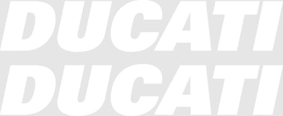 Kit-2-ADESIVI-per-SERBATOIO-MOTO-Scritta-DUCATI-Adesivo-BIANCO-STICKERS-Racing