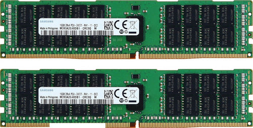 Kit 2 Banchi RAM Samsung per SERVER 16GB DDR4 2Rx4 PC4-2400T RA1 11 MC0 M393A2G40DB1-CRC4Q - RICONDIZIONATO