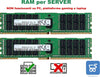 Kit 2 Banchi RAM Samsung per SERVER 16GB DDR4 2Rx4 PC4-2400T RA1 11 MC0 M393A2G40DB1-CRC4Q - RICONDIZIONATO