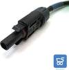 Kit 2 Cavi di Prolunga Modulo Solare PV DC 6 mm² 1.5Kv 5 metri con Connettore MC4