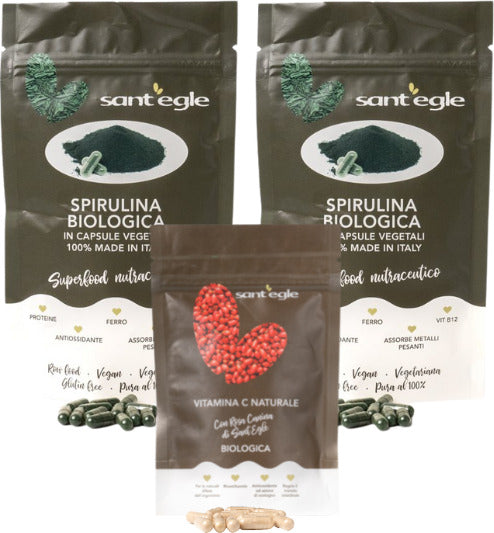 KIT-2-mesi-Spirulina-Biologica-Italiana-+-VitC-biologica-in-capsule