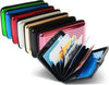 Kit-2-Portafoglio-Alluminio-Porta-Carta-Carte-Di-Credito-Antiurto-Wallet