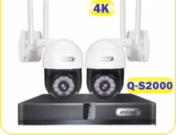 Kit 2 Telecamere Wi-fi Ptz 4k Con Registratore Nvr Sistema Di Sicurezza Q-s2000 Fai da te/Sicurezza e protezione/Sistemi di sicurezza domestica/Kit video per la sicurezza domestica/Videocamere di sorveglianza/Dom camera Trade Shop italia - Napoli, Commerciovirtuoso.it