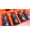 Kit 26 Pz Inserti Inserto Torx Chiavi Bussola 1/2 Lunghe Auto Meccanico Fs-43612