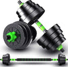 Kit-2in1-Bilanciere-+-Manubri-Con-Pesi-Regolabili-Componibili-Palestra-Tot-10-Kg