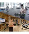 Kit 2in1 Bilanciere + Manubri Con Pesi Regolabili Componibili Palestra Tot 30 Kg
