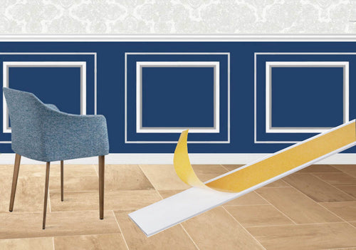 KIT 2mq di Boiserie Già tagliate Autoadesive in Polistrutturato pronte in 5min Mod. ANNIE Fai da te/Prodotti per la costruzione/Materiali da costruzione/Pavimenti/Materiali per pavimenti/Battiscopa Eternal Parquet - Ariano Irpino, Commerciovirtuoso.it
