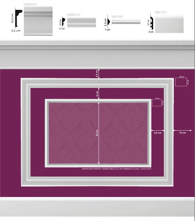 KIT 2mq di Boiserie Già tagliate Autoadesive in Polistrutturato pronte in 5min Mod. CARLA Fai da te/Prodotti per la costruzione/Materiali da costruzione/Pavimenti/Materiali per pavimenti/Battiscopa Eternal Parquet - Ariano Irpino, Commerciovirtuoso.it