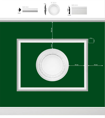 KIT 2mq di Boiserie Già tagliate Autoadesive in Polistrutturato pronte in 5min Mod. CLAUDIA Fai da te/Prodotti per la costruzione/Materiali da costruzione/Pavimenti/Materiali per pavimenti/Battiscopa Eternal Parquet - Ariano Irpino, Commerciovirtuoso.it