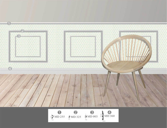 KIT 2mq di Boiserie Già tagliate Autoadesive in Polistrutturato pronte in 5min Mod. GINEVRA Fai da te/Prodotti per la costruzione/Materiali da costruzione/Pavimenti/Materiali per pavimenti/Battiscopa Eternal Parquet - Ariano Irpino, Commerciovirtuoso.it