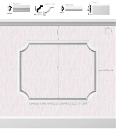 KIT 2mq di Boiserie Già tagliate Autoadesive in Polistrutturato pronte in 5min Mod. NICOLE Fai da te/Prodotti per la costruzione/Materiali da costruzione/Pavimenti/Materiali per pavimenti/Battiscopa Eternal Parquet - Ariano Irpino, Commerciovirtuoso.it