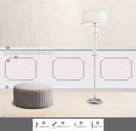 KIT 2mq di Boiserie Già tagliate Autoadesive in Polistrutturato pronte in 5min Mod. NICOLE Fai da te/Prodotti per la costruzione/Materiali da costruzione/Pavimenti/Materiali per pavimenti/Battiscopa Eternal Parquet - Ariano Irpino, Commerciovirtuoso.it
