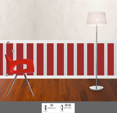 KIT 2mq di Boiserie Già tagliate Autoadesive in Polistrutturato pronte in 5min Mod. PAOLA Fai da te/Prodotti per la costruzione/Materiali da costruzione/Pavimenti/Materiali per pavimenti/Battiscopa Eternal Parquet - Ariano Irpino, Commerciovirtuoso.it