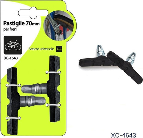 Kit 2pz Pastiglie Pattini Per Freni Bici Da 70 Mm Con Attacco Universale Xc-1643 Sport e Tempo Libero > Ciclismo > Ricambi per Bici > Sport Trade Shop italia - Napoli, Commerciovirtuoso.it