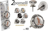 Kit 2pz Pomelli Mobili Multiuso Pomello In Ceramica 40mm Decori Assortiti 843037 Fai da te/Ferramenta/Minuteria per mobili/Manopole Trade Shop italia - Napoli, Commerciovirtuoso.it